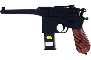 JNHCD Airsoft Ball Pistol-GE3005 C-96 Molla-Materiale: metallo e plastica ABS-Ricarica manuale-Potenza: 0,5 Joule