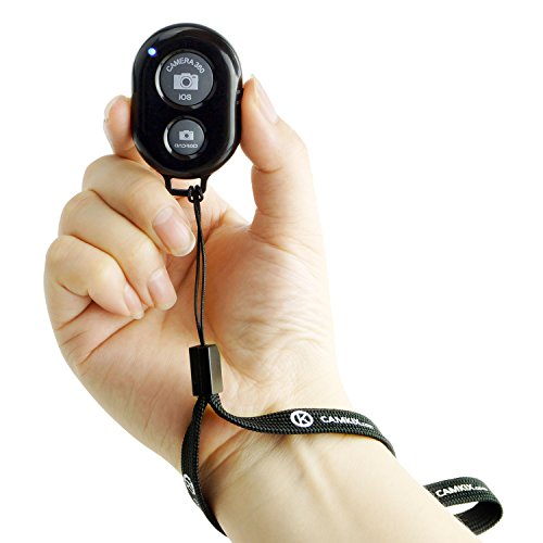 Drahtloser Universal Selfie Kit mit Bluetooth Fernbedienung und Premium Tripod - FreihÃ¤ndige Steuerung des Kamera-AuslÃ¶sers aus einer Entfernung von bis zu 30 Meter - Passend fÃ¼r iOS und Android-Smartphones.