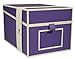 Produktbild Semikolon (352561) CD und Fotobox plum (lila) | Aufbewahrungs-Box mit 5 variablen Registerkarten | Box im Format 17,7 x 15,7 x 25,6 cm