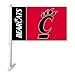 Produktbild BSI NCAA Cincinnati Bearcats KFZ Flagge mit gratis Wand Brackett