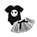 Produktbild RYTEJFES Halloween Kostüm Top Set Baby Kleidung Set Kleinkind Kinder Baby Mädchen Halloween Tüll Spitzenrock Cosplay Kostüm Costume