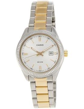 Casio Damen-Armbanduhr Classic Analog Quarz Edelstahl beschichtet LTP-1302SG-7A
