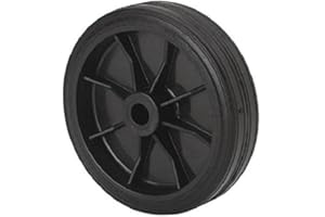 DELEX-ROLLEN Solid Rubber Wheel 250 mm, Lightweight Design, Plain Bearings