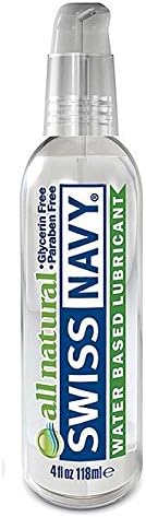 Center One 4 OZ SWISS NAVY ALL NATURAL INTIMATE LUBRICANT FOR HIGHLY SENSITIVE SKIN TYPES