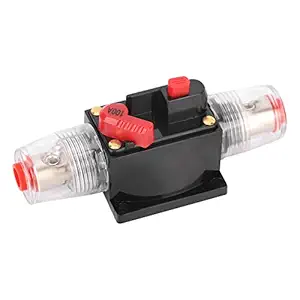 Circuit Breaker Fuse Holder, 12-24V Durable Professional Auto Circuit Breaker for Boat for Car Audio/Video System for Bicycles(100A)