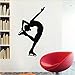 Produktbild Wuyyii Eiskunstlauf Silhouette Wandaufkleber Mädchen Eisläufer Tanz Home Decor Wandtattoos Vinyl Kunst Aufkleber 44X81Cm