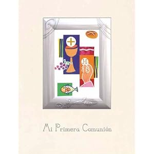Libro Recuerdo de MI PRIMERA COMUNION Portarretratos