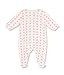 Petit Bateau Baby-Girls Saine Footies, Pink (Lait/Char), 3-5.5 Months (Manufacturer Size:3 Months)