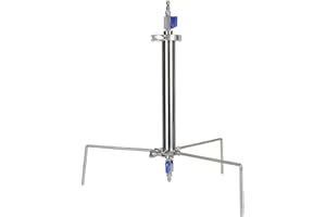 BONXRDUN Closed Loop Extractor,Extractor Pressurized Extractor Kit Used to Extract from Plant Leaves Stainless Steel Vacuum Chamber/Tube (45G)