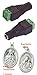 Produktbild Adapter DC-Hohlbuchse 5.5 x 2.1 mm 2er-Set, Stecker, Buchse, Kupplung, Steckeradapter (902977206877) mit Anhänger Herz Jesu 2,5cm