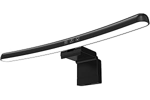 Meichoon Computer Monitor Luce Barra luminosa schermo curvo Tre modalità di luce luminosità regolabile Touch Control Protezione degli occhi senza abbagliamento LE13 A