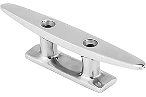 Ezweiji Knagi ze stali nierdzewnej, klasa morska, do łodzi, doku, pokładu, garażu i innych - 10 cm stal nierdzewna, trwała i wytrzymała (2 szt.)