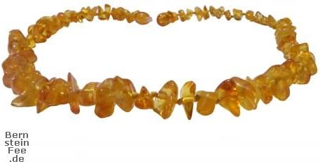 Amber Chip Necklace Best No. 4402