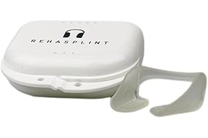 ‎SNORFLEX Snorflex RehaSplint CMD Sofort-Schiene, Knirschschiene, sofortige Entspannung der Kaumuskulatur, 3 verschiedene Härten, Made in Germany (Medium = 50 Shore A)