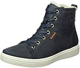ecco winterschuhe herren Leder Ecco Mädchen S7 Teen High-Top, Blau (MARINE2038), 37 EU