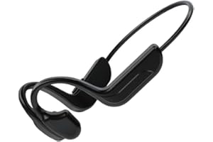 LINNIW Casque Conduction Osseuse, Ecouteurs Bluetooth sans Fil V5.2 HiFi Stéréo avec HD Micro, Casque de Sport étanche IP65, Casque Conduction Osseuse Bluetooth pour Le Jogging, la Course, Le vél