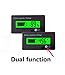 Produktbild Multifunktional Akku Kapazität Monitor 48 V LCD Akku Fuel Gauge Indikator Meter für Blei-Säure Batterie Motorrad Golf Cart Auto, grün