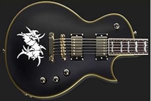 GUITARCUSTOM Tribal Sepultura Sticker Vinyl Body Guitar & Bass Pegatinas Vinilo Para Guitarra (blanco)