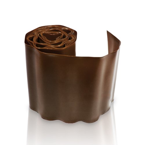 Rasenkante 20x900cm Kunststoff braun