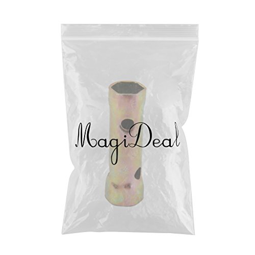 Doppel Ende Zuendkerzensteckschluessel Sechskantwerkzeug 16mm 18mm Bronze - 2