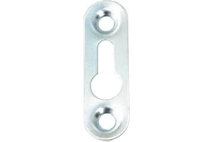 KeyMet GmbH 10 Stück Linsenkopfbeschlag Schrankaufhänger 42 x 12,5 Loch 8,5 mm