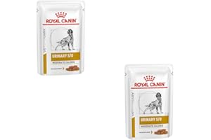 Royal Canin Urinary S/O Moderate Calorie | Pack Double | 2 x 12 x 100 g | Nourriture Humide pour Chiens | pour Le Soutien en Cas de calculs de Struvite