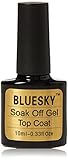 Gel Polish Nails by Bluesky Matte Top Coat Gel Polish UV Nail Gel 10ml