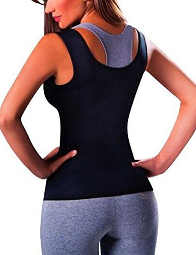 ISASSY Damen Trainingsweste Sport Korsett Training Taillenkorsett Corset Taillenformer Shapewear Korsett Latex Training - 2