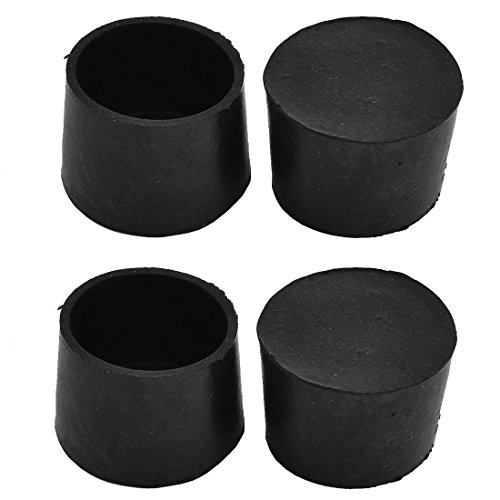 Tischbeingummi rund Möbel Abdeckung Endkappe Schützer 34mm Durchmesser 4Stück