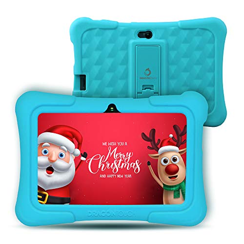 Dragon Touch Kids Tablet, Y88X Plus Android 8.1 OS 7 IPS Display 1GB Ram 16GB Rom Kidoz & Google Play Pre-Installed with Kid-Proof Case