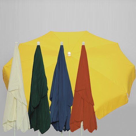 Preisvergleich Produktbild Sonnenschirm, Ø: 200 cm, gelb