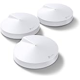 TP-Link Deco M5 (3-Pack) AC1300 Wi-Fi Mesh, Coverage up to 5,382 sq.ft, Dual Band 2.4 GHz/5 GHz, 2 x Gigabit Ports per Unit,