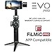 Produktbild EVO Gimbals EVO PRO for Smartphones iPhone Gimbal Kamera Stabilisator mit Focus Pull & Zoom - 3 Axis iPhone Gimbal Funktioniert mit IOS & Android Smartphones | 1 Jahr Uns Garantie & Support
