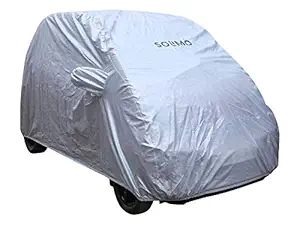 Amazon Brand - Solimo Tata Nano UV Protection and Dustproof Car Cover (Silver)