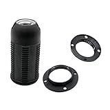 2-teilig >> Mantel mit Aussengewinde ca. 27,5mm mit 4x Steckkontakt 0,5-1,5qmm >> Aufsteckkappe mit Metall Innengewinde M10x1