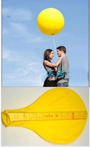 Yellow Colour 36 Inch Big Size Latex Balloon Photo Prop Wedding Party Decoration Meawmeaw Store