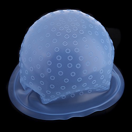 Anself Unisex Professional Reusable Salon Highlighting Dye Frosting Cap Hair Coloring with Metal Hook