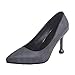 Produktbild JUSTSELL  Damen Spitze Pumps Mit Pfennigabsatz Lack Flandell Kleid-Partei Cocktailparty Kleid Passend Klassische Büro Brautjungfer Schuhe