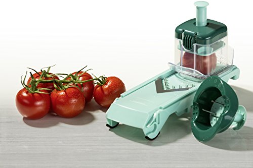 Genius Nicer Dicer Fusion Smart | 23 Teile | inkl. Nicer Twist | Schneiden | Hobeln | Würfeln | Julietti | Spiralen | Bekannt aus TV | NEU Farbe Mintgrün - 3