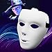 Produktbild QHJ Halloween Kostüm Party Maske Halloween PVC Maske Ritter Ghost Dance Hip Hop Maske Helloween Kostüm Party (D)