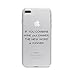 Produktbild Apple iPhone 8 Plus Handyhülle von licaso für Smartphone Huawei Apple Case aus TPU mit If You Combine Wine And Dinner, The New Word Is Wi Print Motiv Slim Design Transparent Cover Schutz Hülle Protector Soft Aufdruck Lustig Funny Druck