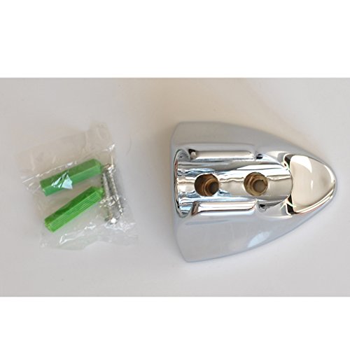 Gazechimp Handbrause Halterung Brausehalter Duschkopfhalter Chrome Wand Montier Silber - 2