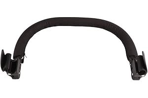 EMUKOEP Universal Baby Stroller Guardrail Armrest Adjustable Baby Bumper Bar Stroller Accessories Adjustable Baby Bumper Bar (Black)