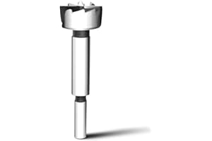 FIMIBUKE Mèche Forstner 26 mm pour bois,Foret à Ailettes Plates,longueur 90 mm avec tige ronde de 8 mm