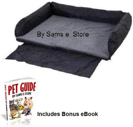 Dog bed for boot / trunk of car with a bumper protection sheet by Sams e Store