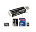 Produktbild YAKO Portable alle in eine Memory Card Reader für Micro SD MMC SDHC TF schwarz