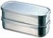 Produktbild Aizawa Long Square Shape Lunch Box Double (japan import)