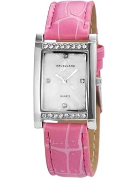 Excellanc Damen-Armbanduhr Analog Quarz Kunstleder 192022100113