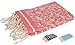 Produktbild ZusenZomer Fouta Hamamtuch Saunatuch Damen XXL 100x190 - Extra groß Orientalisches Badetuch Hamam Badetuch Strandtuch Leicht - 100% Baumwolle - Fair Trade Hamamtücher