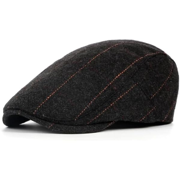 Maxpetus Men's Flat Cap Newsboy Cap | Breathable Summer Beret For Driving, Fishing, Outdoor (Coffee Color)
